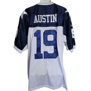 NFL Reebok Dallas Cowboys Miles Austin #19 Throwback Football Jersey Size Men 54